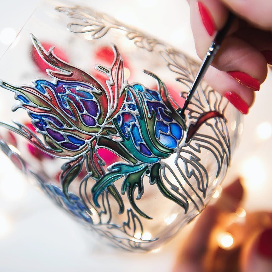 Витражные краски