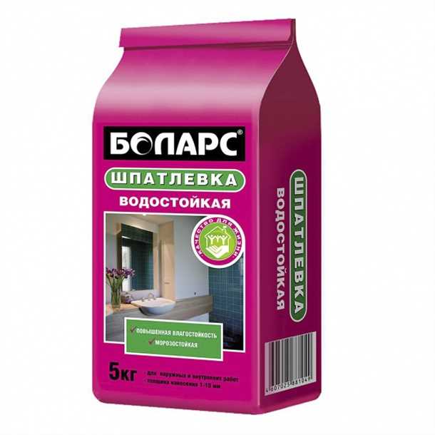 Применение водостойкой шпатлевки в бассейнах и саунах