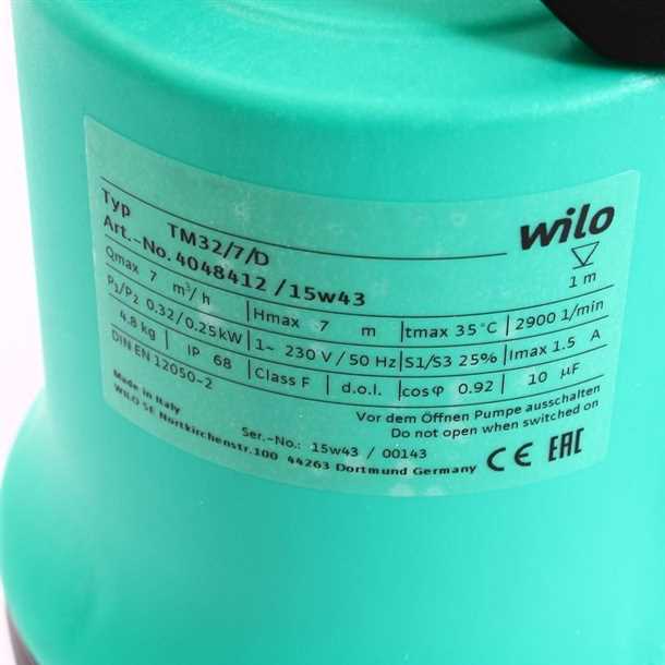 Преимущества Wilo дренажных насосов: