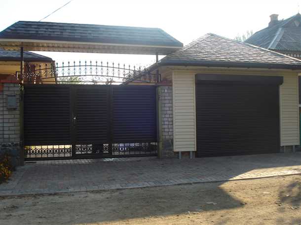 Забор и гараж Забор и гараж