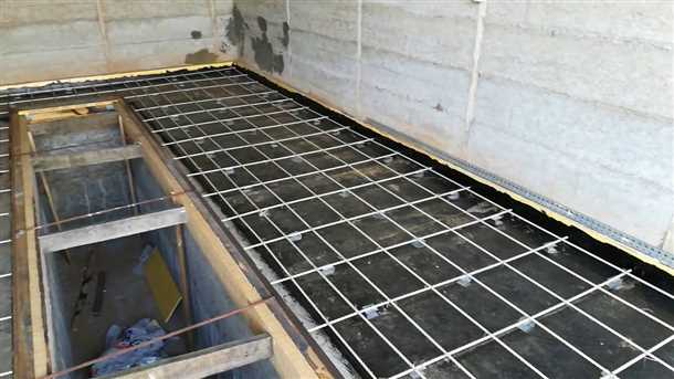 Ожидание и осушка заливки