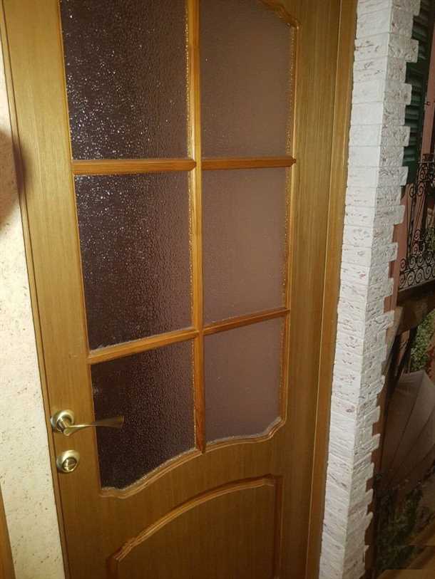 Замена стекла в межкомнатной двери