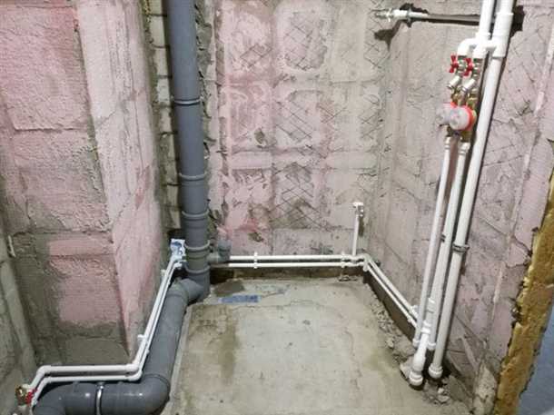 1. Подключение стояка водоснабжения