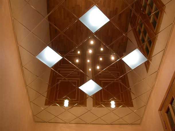 Что такое зеркальная потолочная плитка?