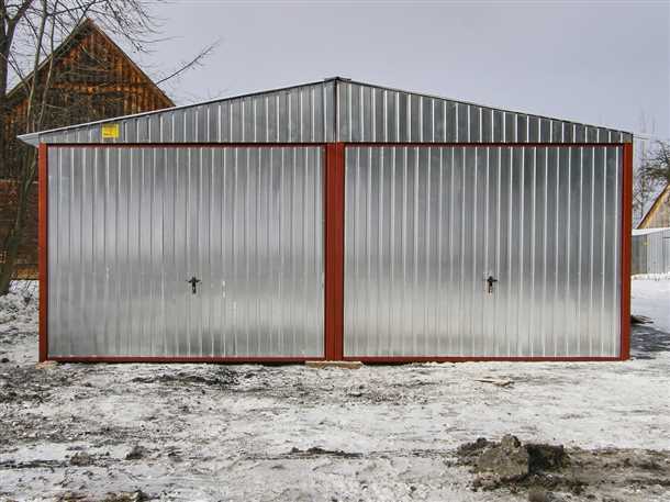 Обустройство кровли и стен гаража