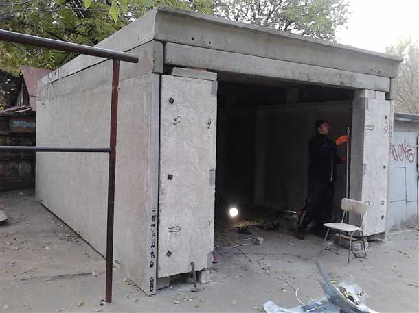Гараж из железобетона: надежное и прочное сооружение для автомобиля Железобетонный гараж
