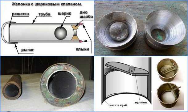 Средства для чистки желонки для скважины
